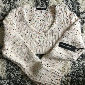 Doe and Rae confetti sweater